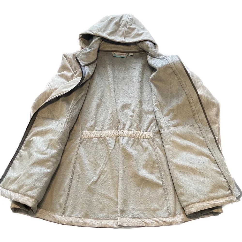 Free Country Grey Womens Zip Jacket With Hood 1XL 2XL 3XL NWT - Picture 3 of 9